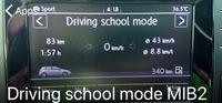 Driving school mode